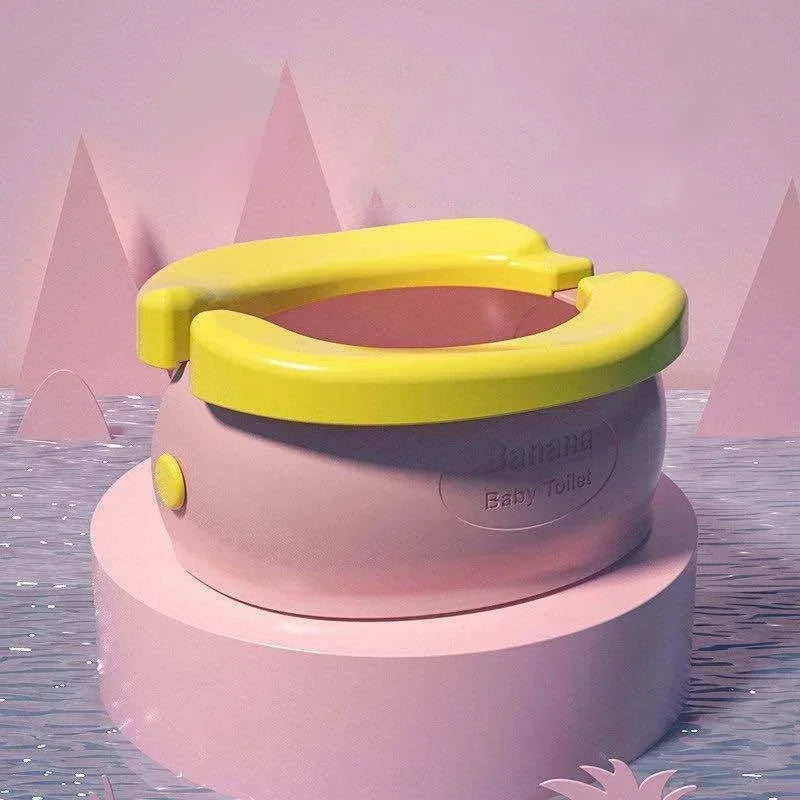 Children's Toilet Foldable Banana Toilet Baby Car Urinal Baby Seat Toilet Child Portable Basin No Cleaning Tourism Outdoors