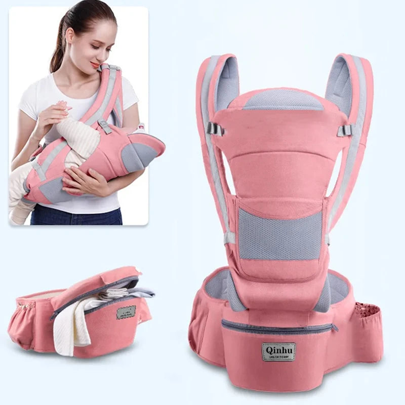 Newborn Ergonomic Baby Carrier Backpack Infant Baby Hipseat Carrier Front Facing Ergonomic Kangaroo Baby Wrap Sling Travel