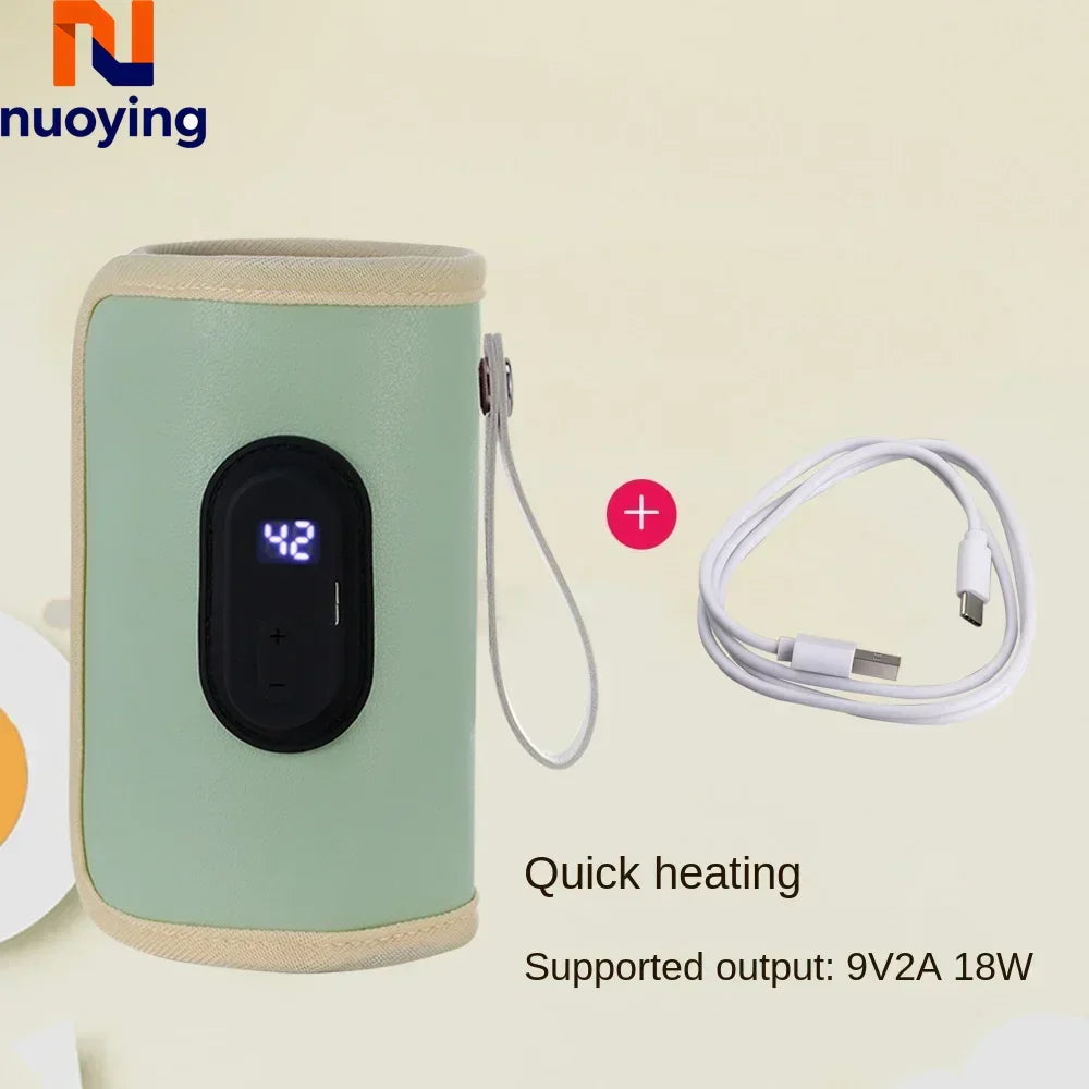 Baby Milk Warmer Baby Nursing Bottle Heater, Portable USB Bottle Warmer for Car, Outdoor Travel Accessories Outdoor Portable