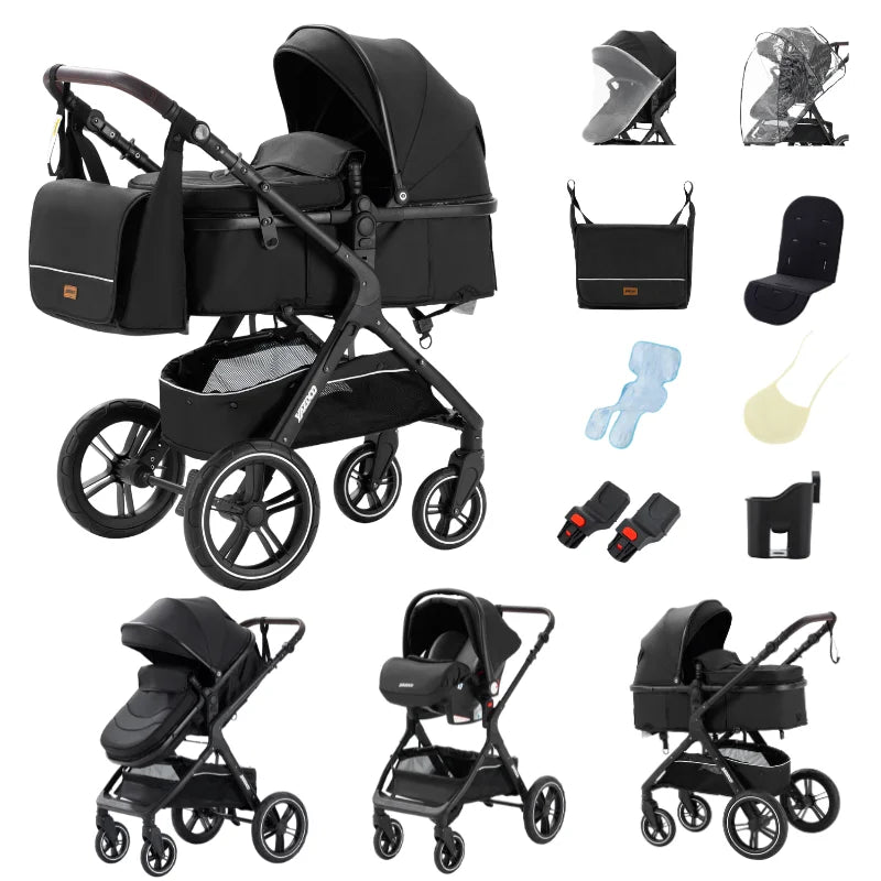 Baby stroller 3 in1,four wheel stroller,2 in 1 baby car,Lightweight strollers,Mutifunction Strollers,baby carriage,Poussette