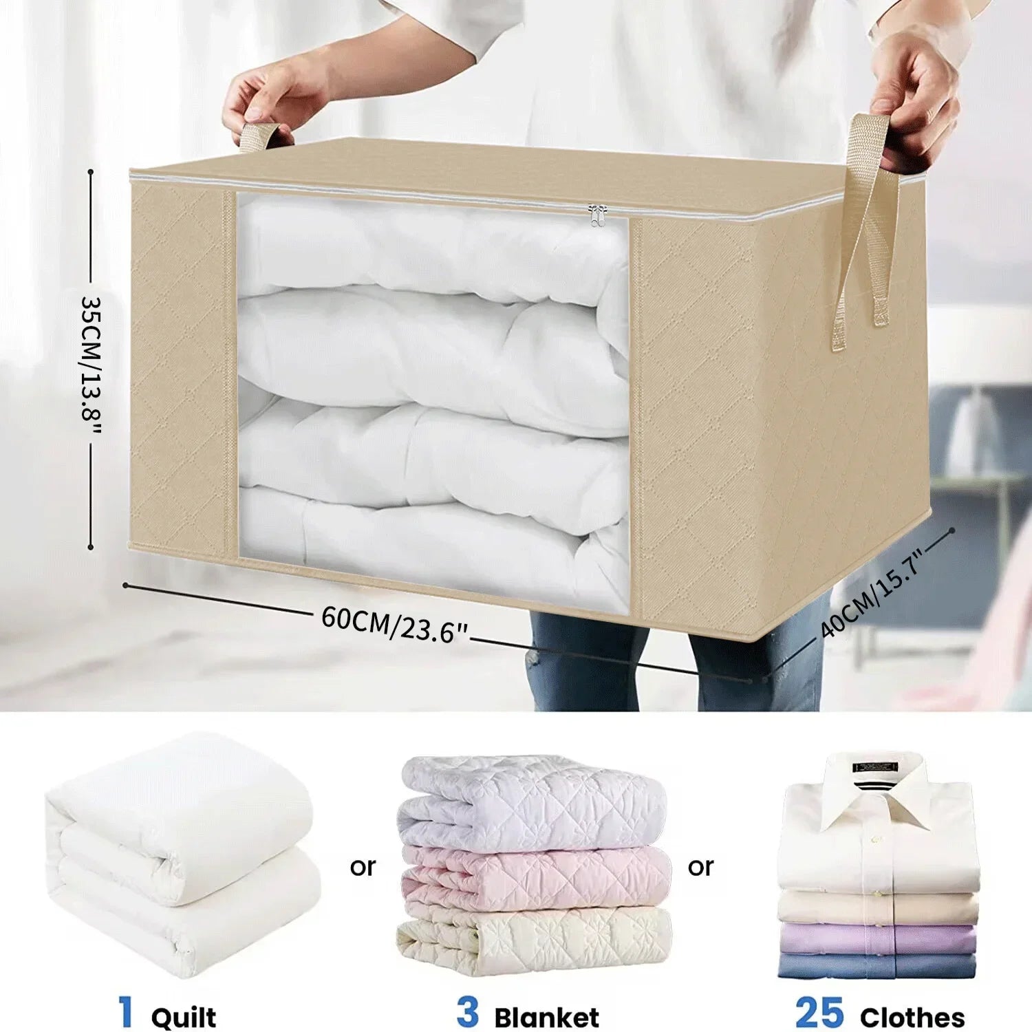 Space-Saving Clothing Storage Bags – Protective Organizers