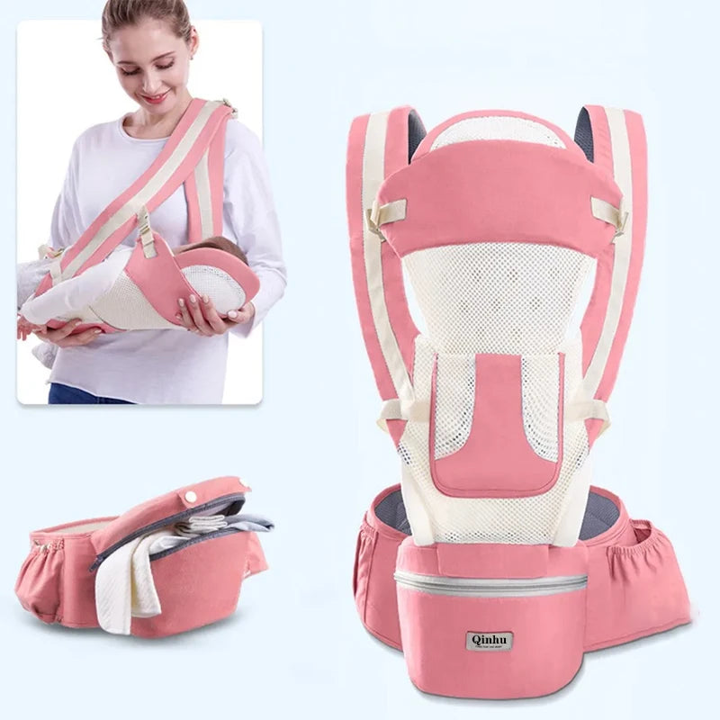 Newborn Ergonomic Baby Carrier Backpack Infant Baby Hipseat Carrier Front Facing Ergonomic Kangaroo Baby Wrap Sling Travel
