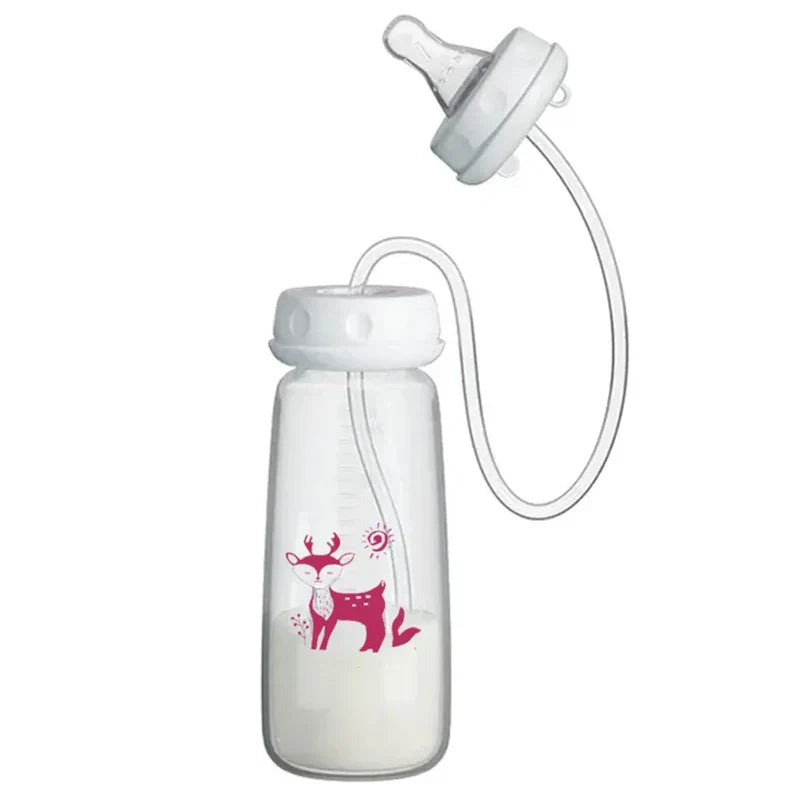 Hands-Free Baby Feeding Bottle