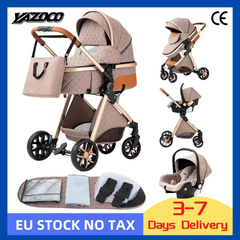 Baby stroller 3 in1,four wheel stroller,2 in 1 baby car,Lightweight strollers,Mutifunction Strollers,baby carriage,Poussette