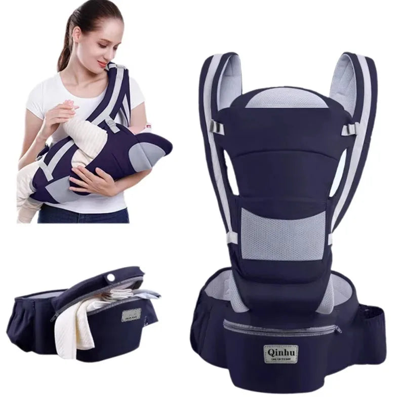 Newborn Ergonomic Baby Carrier Backpack Infant Baby Hipseat Carrier Front Facing Ergonomic Kangaroo Baby Wrap Sling Travel
