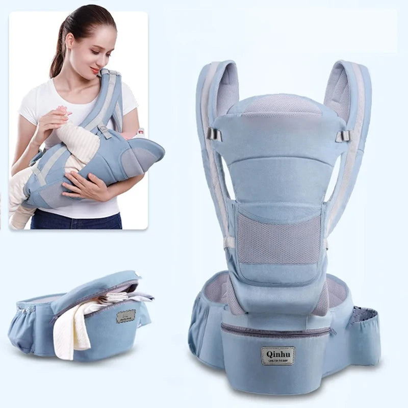 Newborn Ergonomic Baby Carrier Backpack Infant Baby Hipseat Carrier Front Facing Ergonomic Kangaroo Baby Wrap Sling Travel