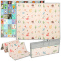 Aiyaplay Reversible Foldable Padded Baby Play Mat 150X180 cm Waterproof Xpe Baby Activity Mat Multicolor