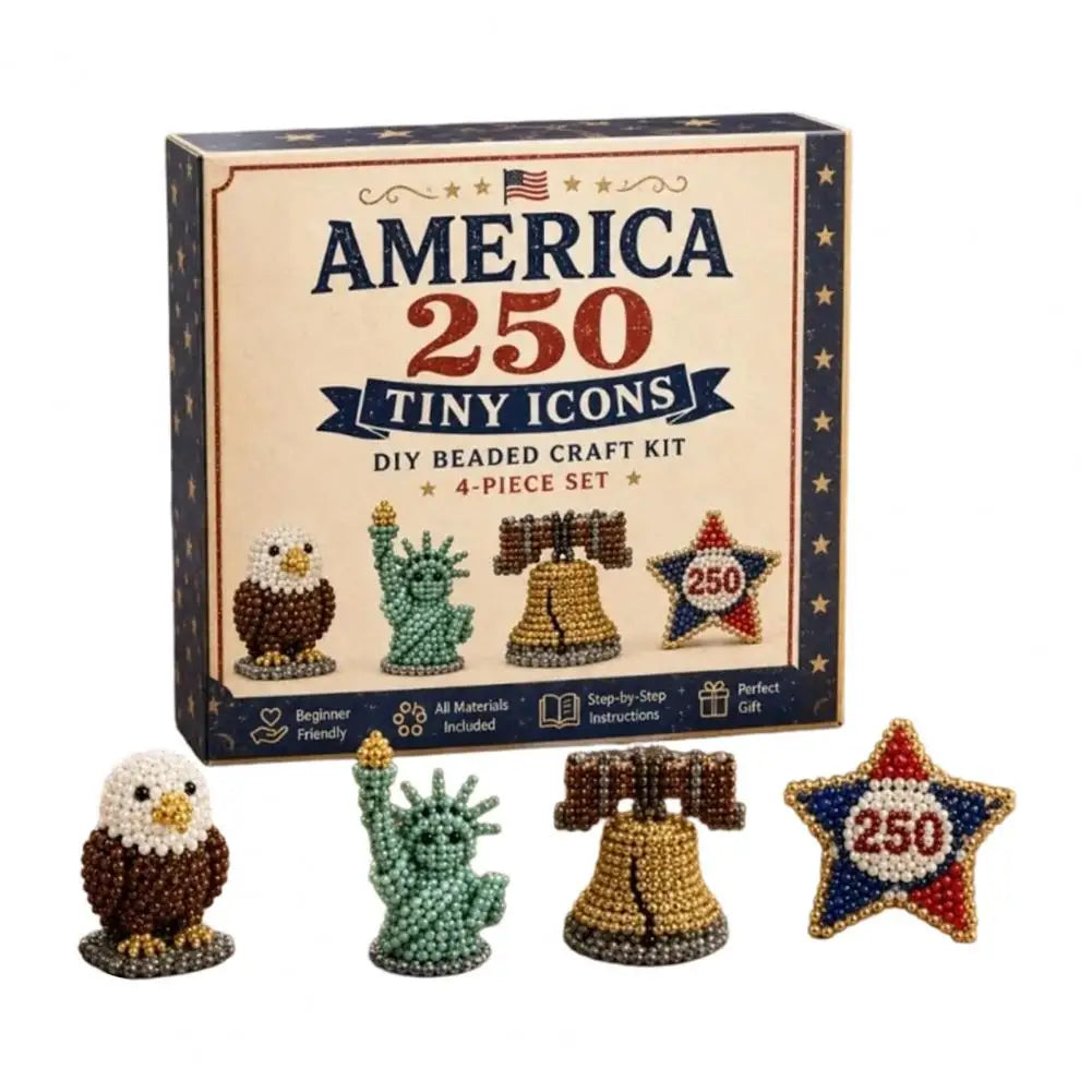 🧵✨ Tiny 3D Beaded Animal DIY Kit