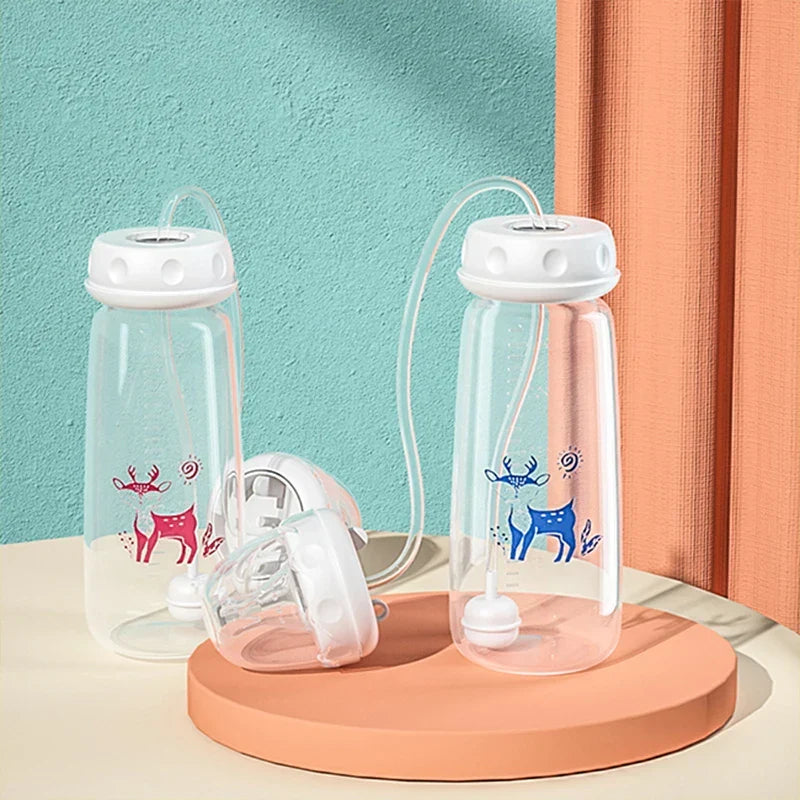 Hands-Free Baby Feeding Bottle