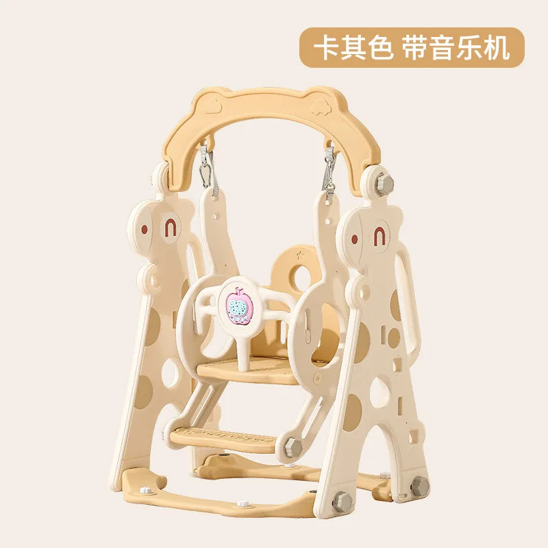 Children's Toys Sling Swing Chair Cartoon Giraffe Baby Indoor Swing Entertainment Facilities Hanging Chair Toys for Kids