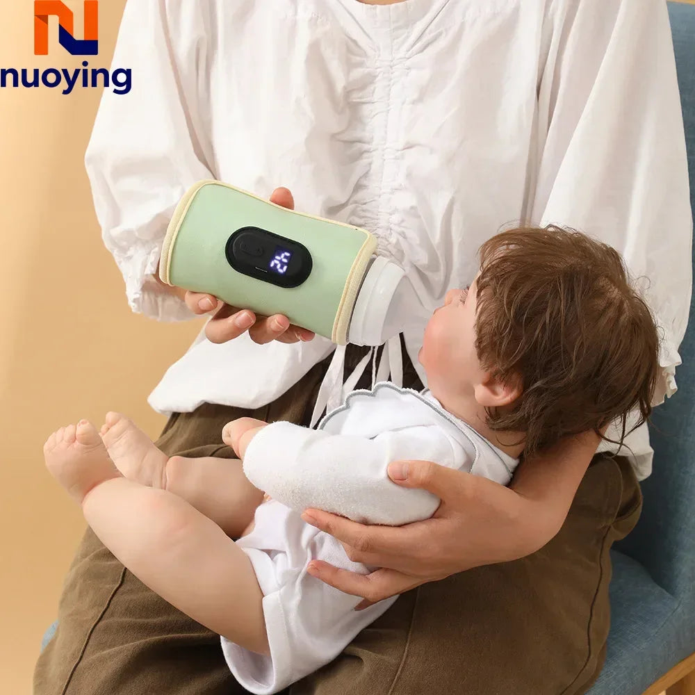 Baby Milk Warmer Baby Nursing Bottle Heater, Portable USB Bottle Warmer for Car, Outdoor Travel Accessories Outdoor Portable