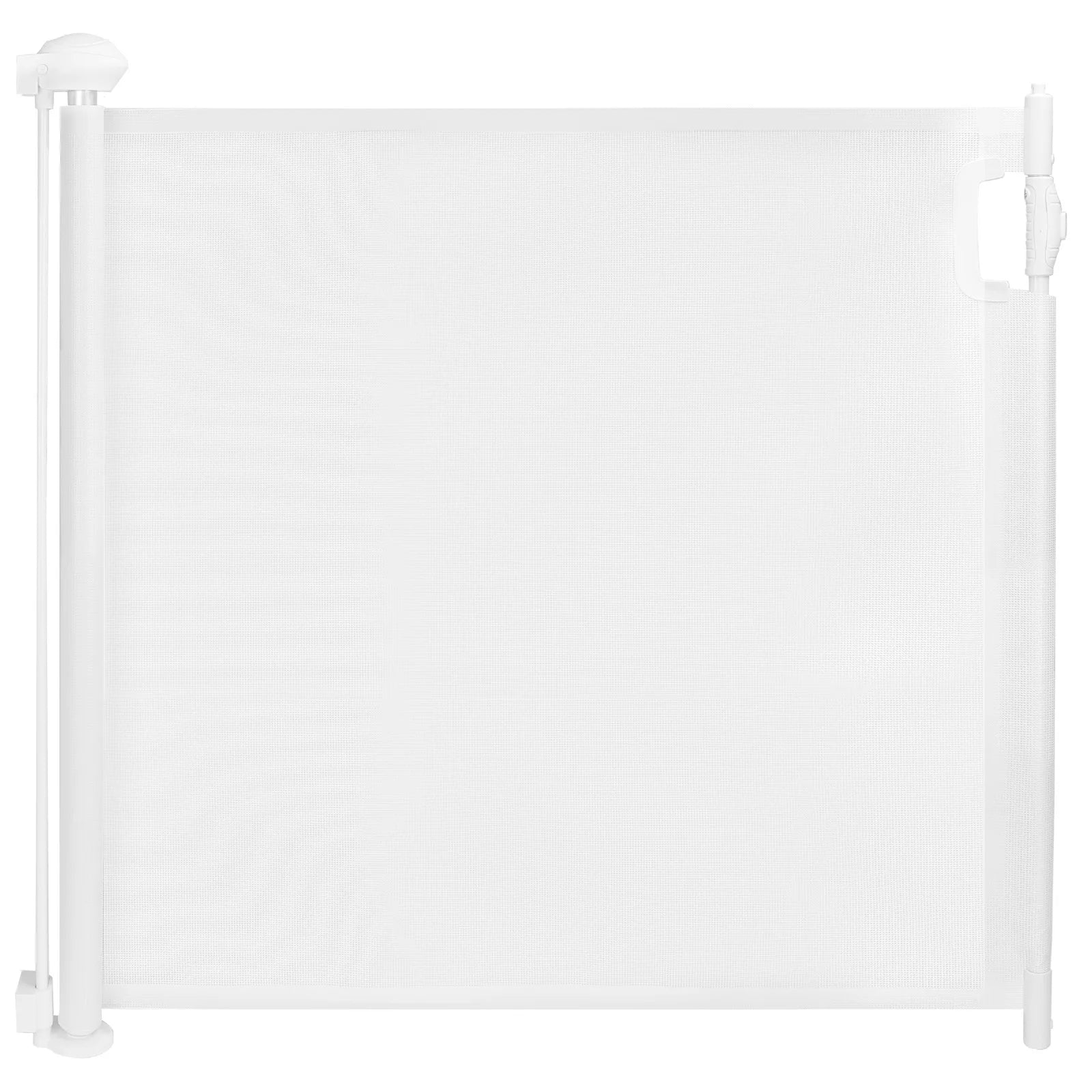 Nobleza Extendable Baby Safety Gate, Safety Barrier for Children and Dogs 0-180cm, One-Hand Opening, Ideal for Stairs, Doors, Indoor and Outdoor, White