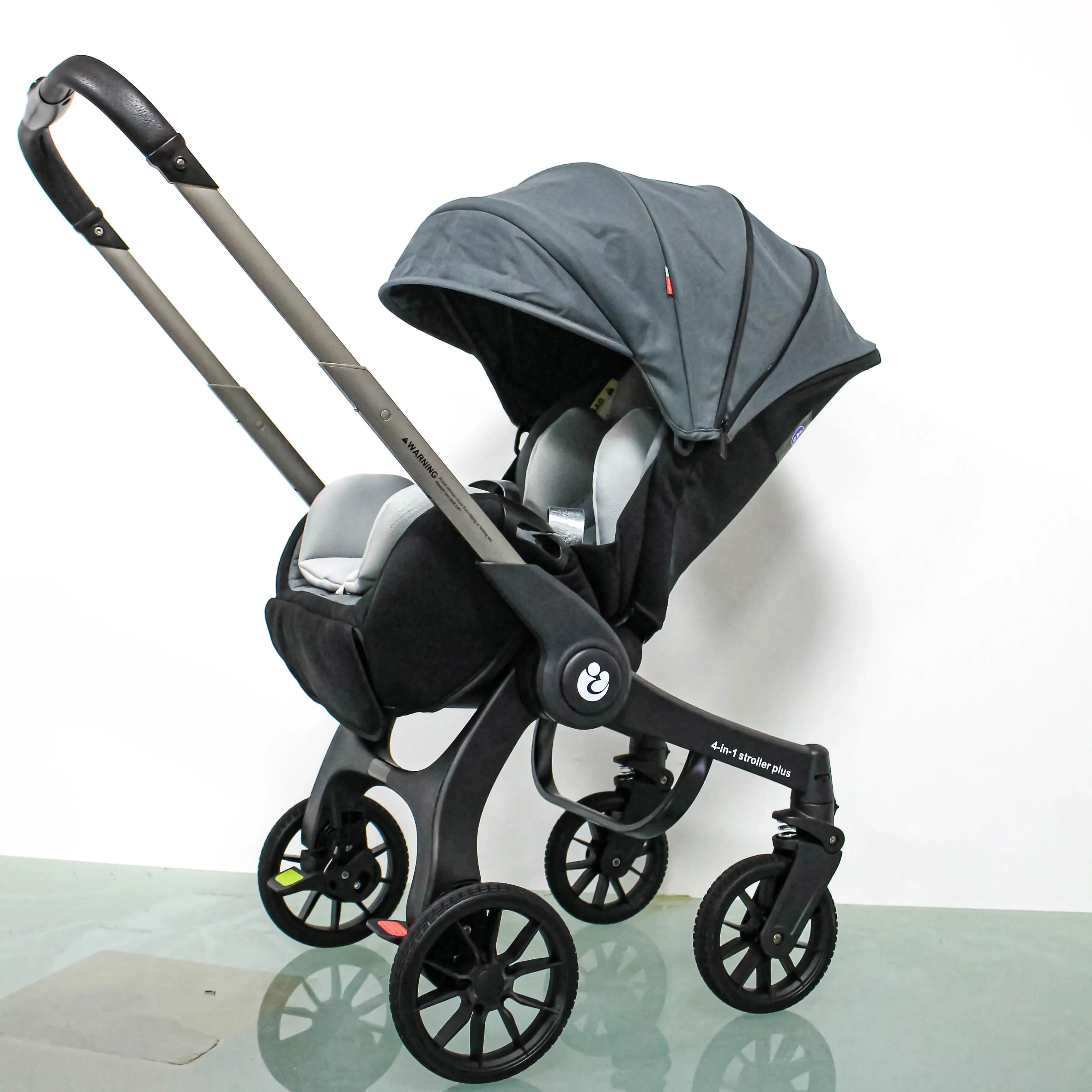 EU STOCK 4in1 baby stroller two-way Multifunctional newborn baby stroller 3in1 Foldable Basket type seat Lightweight Travel Pram