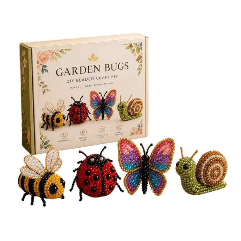 🧵✨ Tiny 3D Beaded Animal DIY Kit