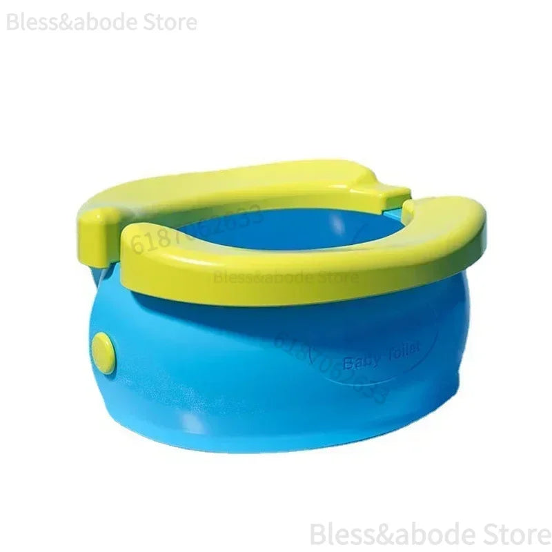 Children's Toilet Foldable Banana Toilet Baby Car Urinal Baby Seat Toilet Child Portable Basin No Cleaning Tourism Outdoors