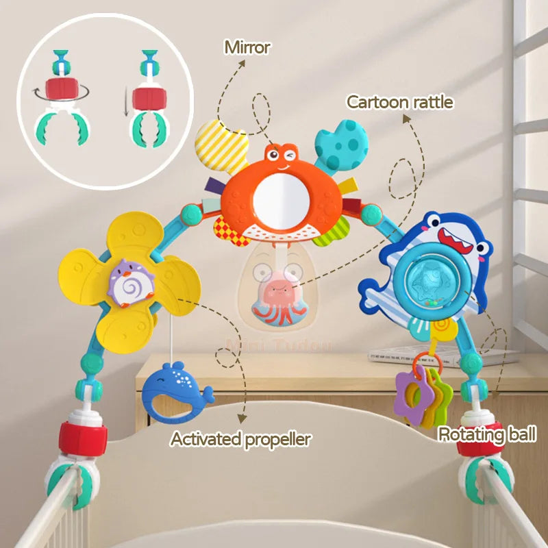 TinyWonder™ Play Arch 🧸 — Stimulate & Entertain Baby