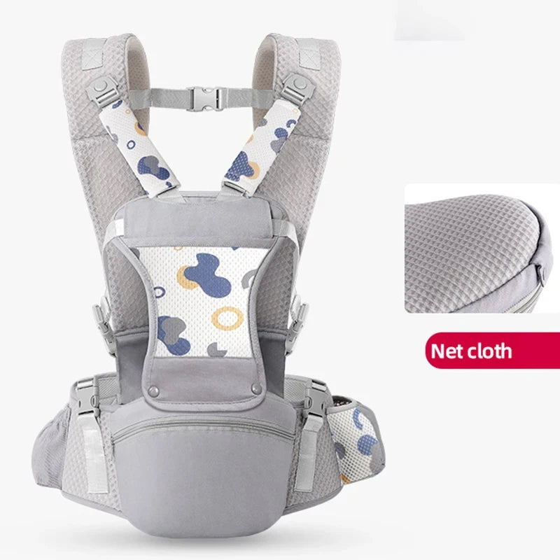 Newborn 2026 Ergonomic Baby Carrier Backpack Infant Baby Hipseat Carrier Front Facing Ergonomic Kangaroo Baby Wrap Sling Travel