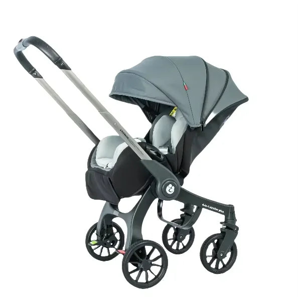 EU STOCK 4in1 baby stroller two-way Multifunctional newborn baby stroller 3in1 Foldable Basket type seat Lightweight Travel Pram