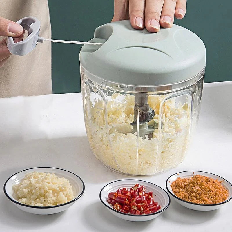 Manual Vegetable Chopper and Garlic Mincer
