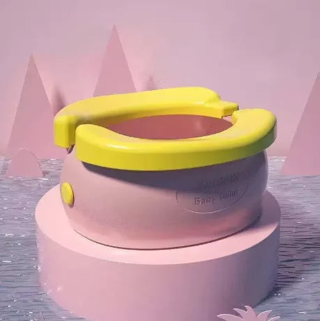 Children's Toilet Foldable Banana Toilet Baby Car Urinal Baby Seat Toilet Child Portable Basin No Cleaning Tourism Outdoors
