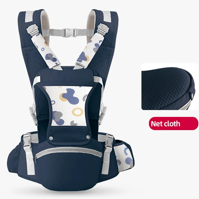 Newborn 2026 Ergonomic Baby Carrier Backpack Infant Baby Hipseat Carrier Front Facing Ergonomic Kangaroo Baby Wrap Sling Travel