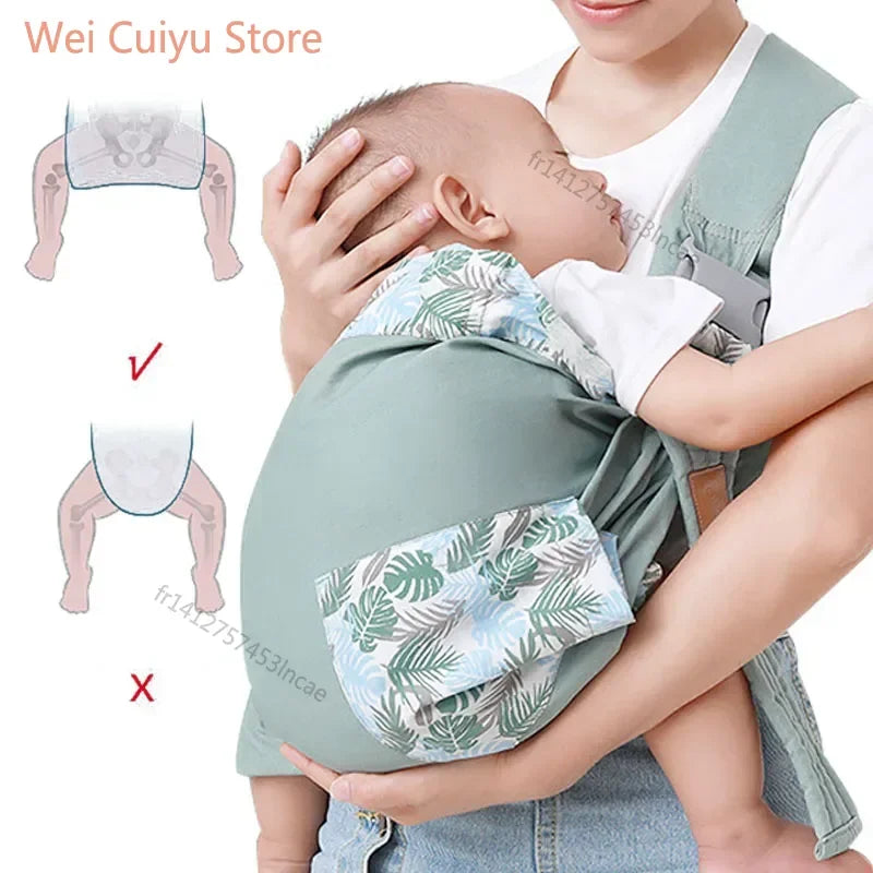 Baby Wrap Newborn Sling Dual Use Infant Nursing Cover Carrier Mesh Fabric Breastfeeding Carriers Up Baby Carrier Backpack 0-36M
