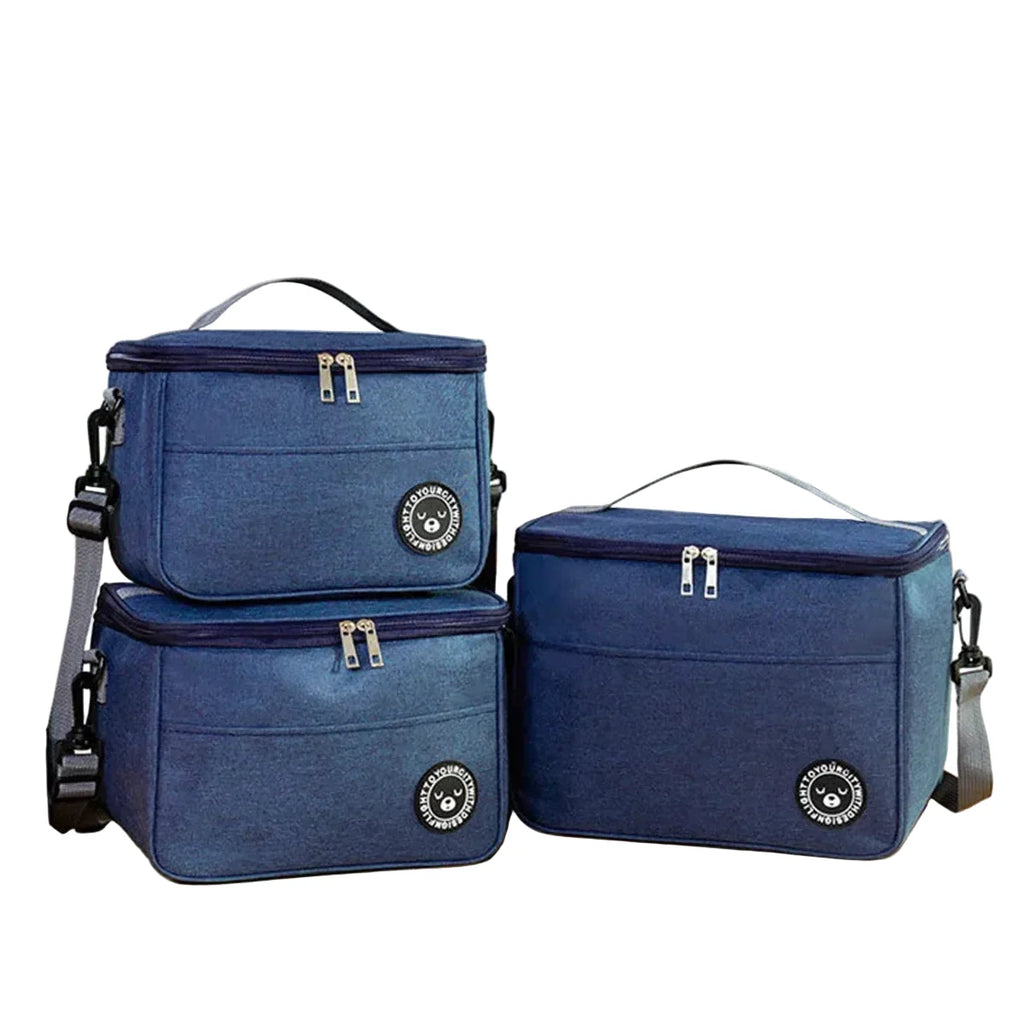 Aluminum Foil Insulated Lunch Bag – Square Handbag for Office & School