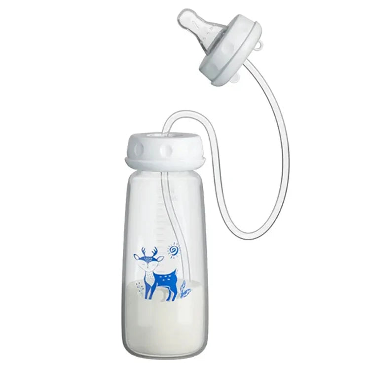 Hands-Free Baby Feeding Bottle
