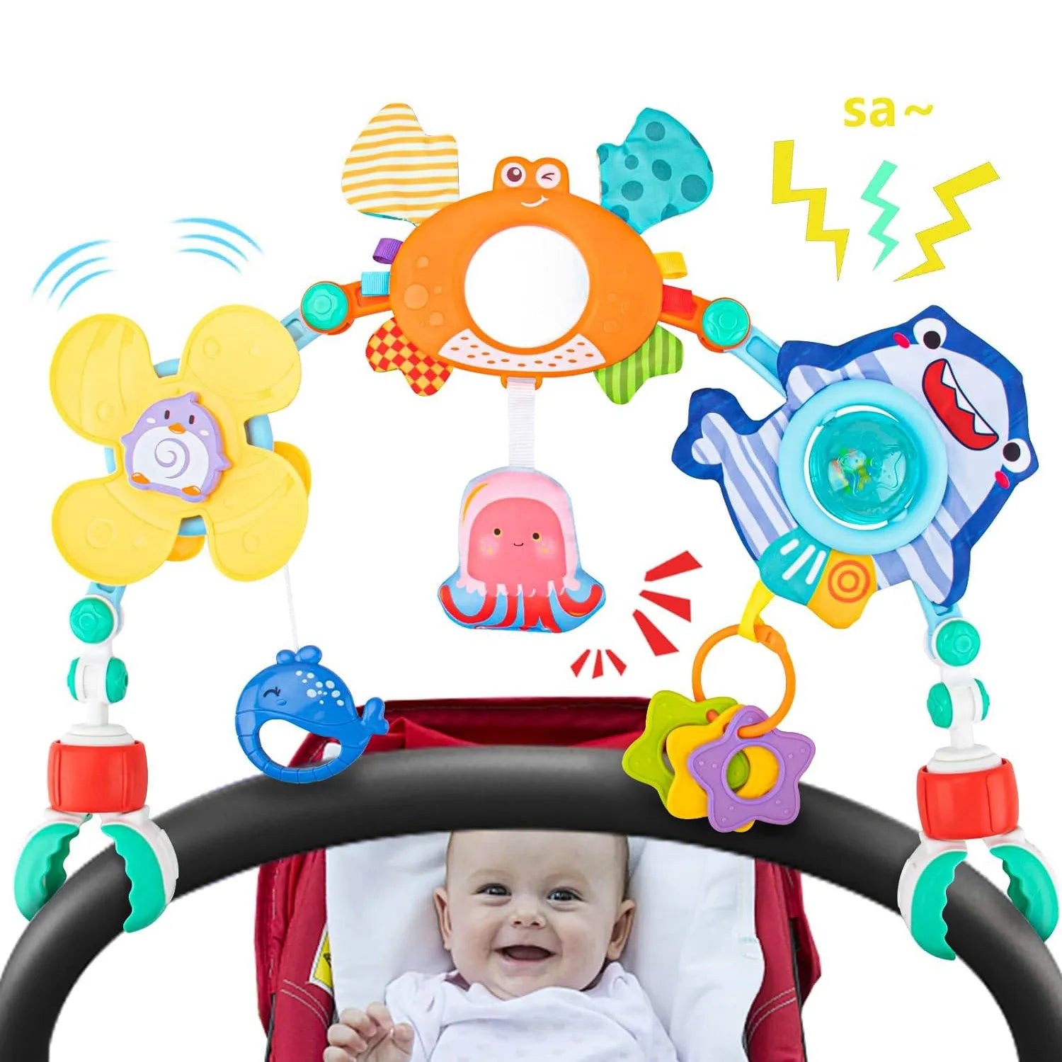 TinyWonder™ Play Arch 🧸 — Stimulate & Entertain Baby