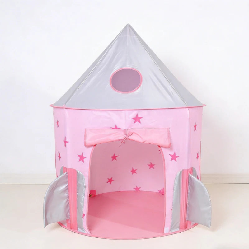 IMBABY Foldable Princess Tent with Tunnel, 3PC Kids Play Tent for Toddlers Girls, Indoor Outdoor Castle Playhouse for Baby Gifts