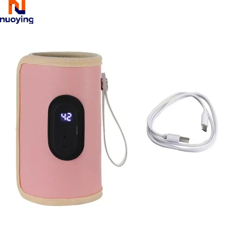 Baby Milk Warmer Baby Nursing Bottle Heater, Portable USB Bottle Warmer for Car, Outdoor Travel Accessories Outdoor Portable