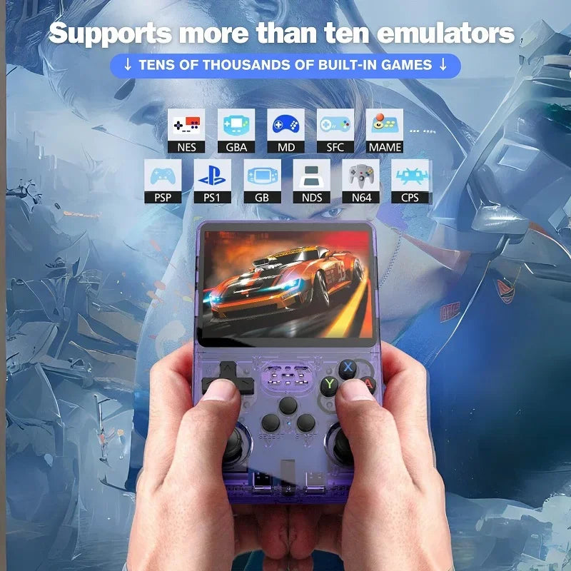 Retro Handheld Gaming Console 3.5" for Kids & Adults