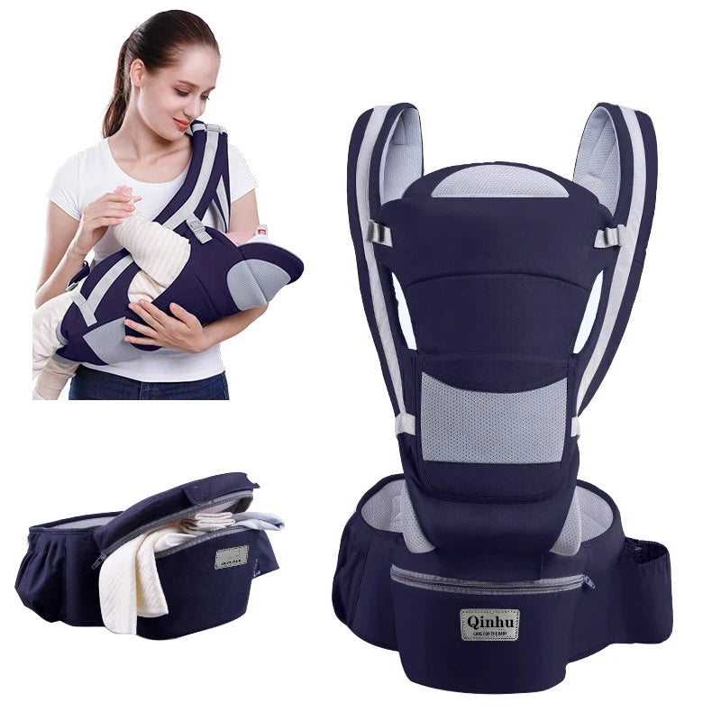 Newborn Ergonomic Baby Carrier Backpack Infant Baby Hipseat Carrier Front Facing Ergonomic Kangaroo Baby Wrap Sling Travel
