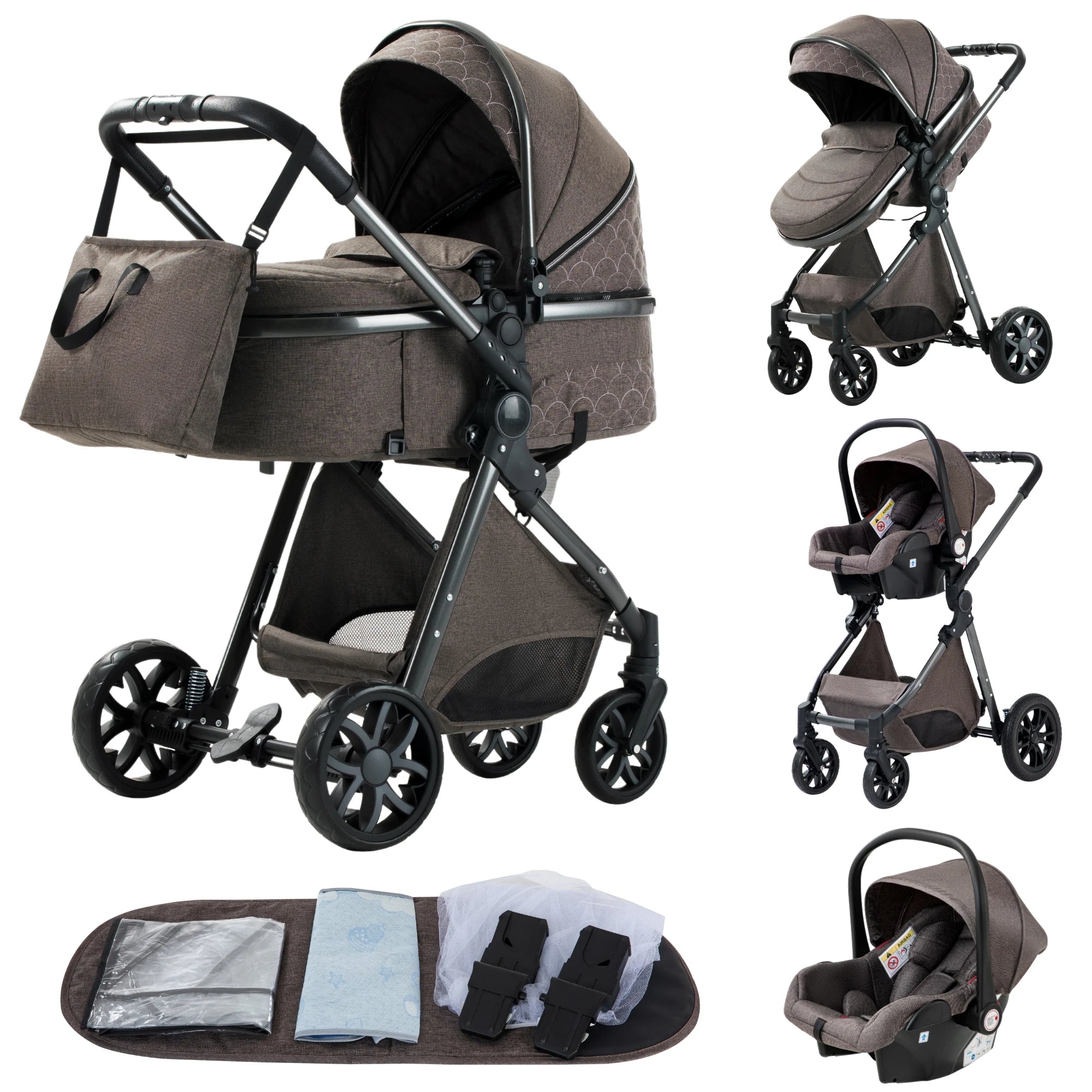 Baby stroller 3 in1,four wheel stroller,2 in 1 baby car,Lightweight strollers,Mutifunction Strollers,baby carriage,Poussette