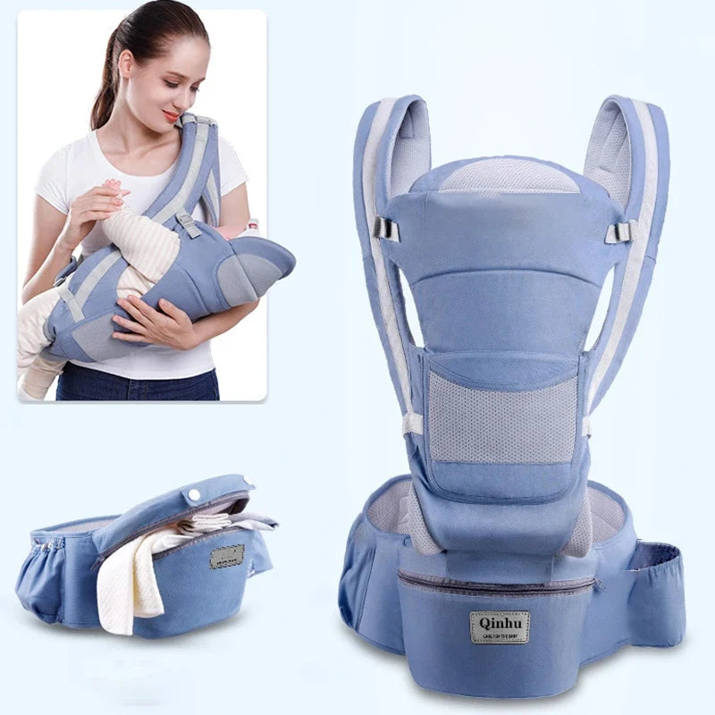 Newborn Ergonomic Baby Carrier Backpack Infant Baby Hipseat Carrier Front Facing Ergonomic Kangaroo Baby Wrap Sling Travel