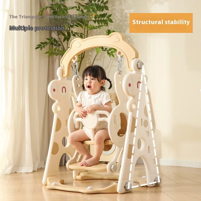 Children's Toys Sling Swing Chair Cartoon Giraffe Baby Indoor Swing Entertainment Facilities Hanging Chair Toys for Kids