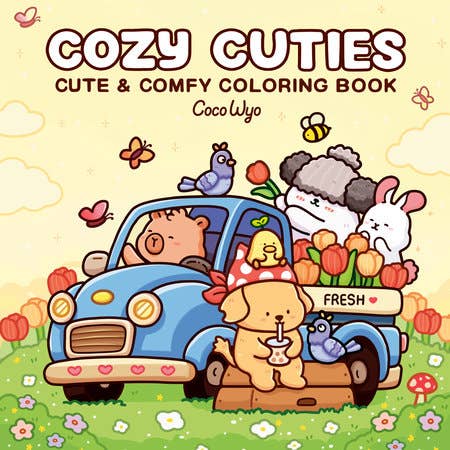 Cozy Cuties Coco Wyo Coloring Book