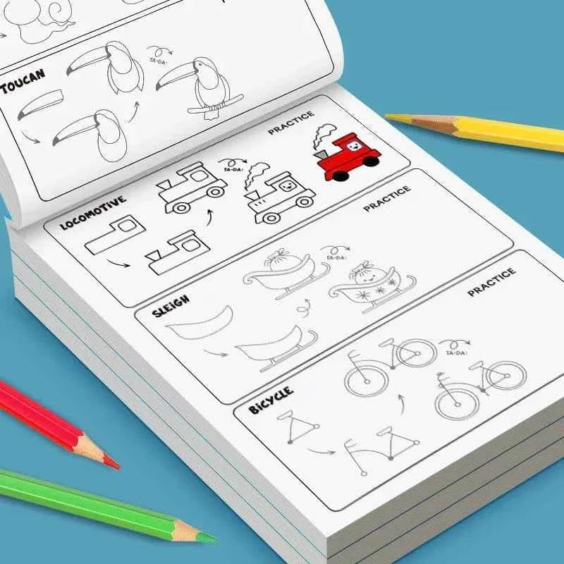 How to Draw Everything for Kids – Step-by-Step Art & Drawing Learning Book